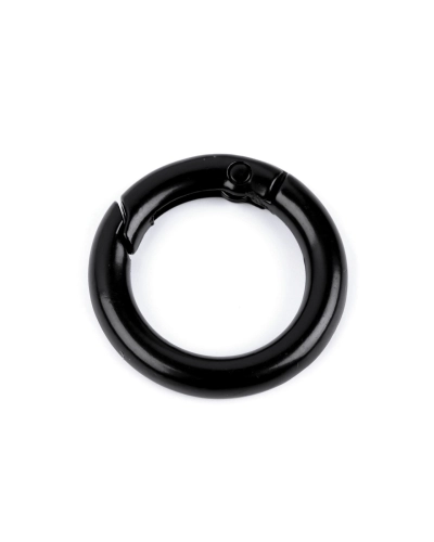 Karabiner gömbölyű táskára való / karika kulcsra  Ø18 mm - 1 db. | Mimib