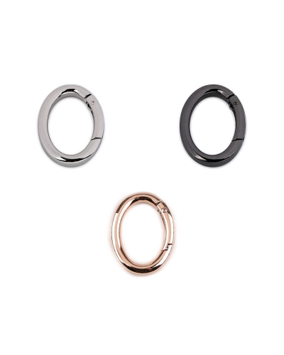 Ovális karabiner táskára  / kulcskarika - 1 db. | Mimib