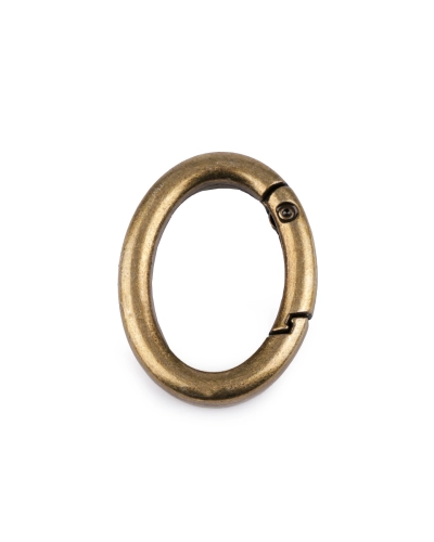 Ovális karabiner táskára  / kulcskarika - 1 db. | Mimib