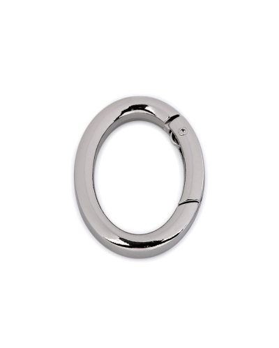 Ovális karabiner táskára  / kulcskarika - 1 db. | Mimib