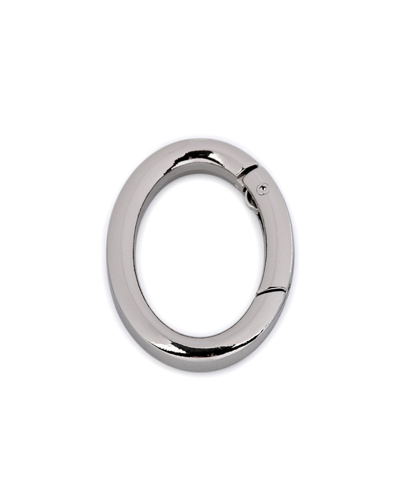 Ovális karabiner táskára  / kulcskarika - 1 db. | Mimib