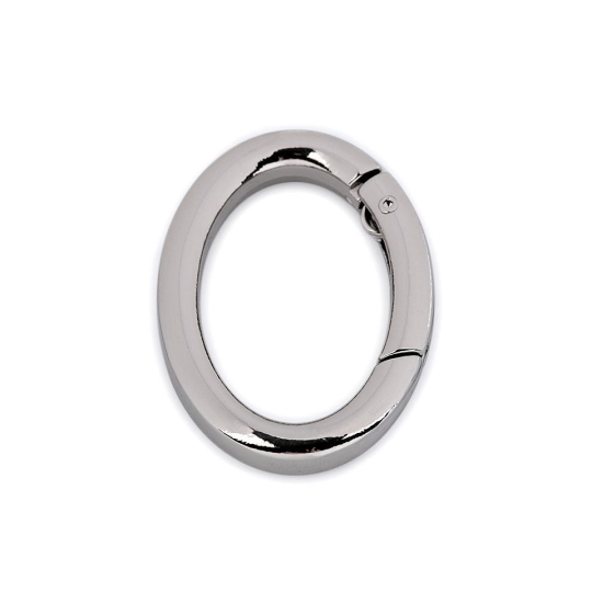 Ovális karabiner táskára  / kulcskarika - 1 db. | Mimib