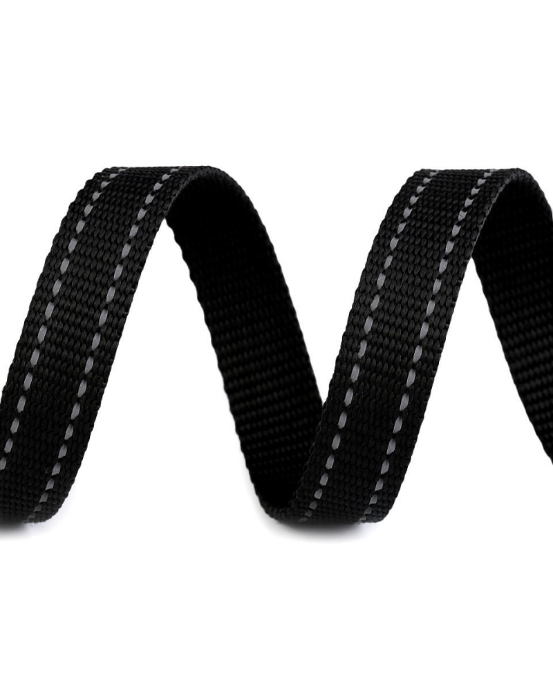 Heveder szélessége  20 mm fényvisszaverő steppeléssel - 1 m | Mimib
