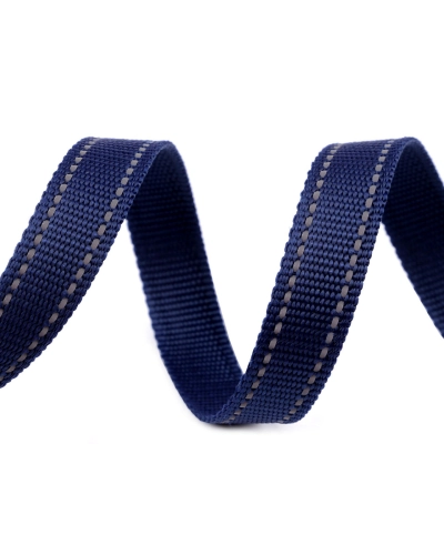 Heveder szélessége  20 mm fényvisszaverő steppeléssel - 1 m | Mimib
