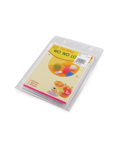 Pom pom készítő készlet  3 darab - 1 set | Mimib
