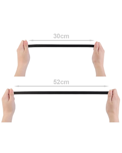 Szatén gumi / vállpántgumi szélessége 12 mm - 1 m | Mimib