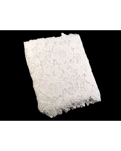 Hímzett csipke / futó terítő szélessége 36 cm off white - 1 m | Mimib