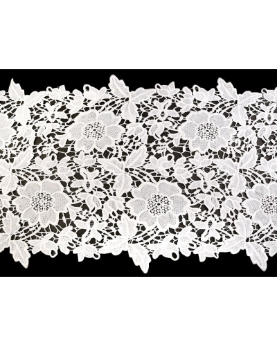 Hímzett csipke / futó terítő szélessége 36 cm off white - 1 m | Mimib