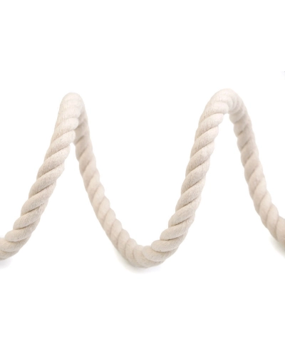 Bavlnená šnúra krútená Ø10 mm tuhá, macrame - 1 m | Mimib