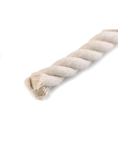 Bavlnená šnúra krútená Ø10 mm tuhá, macrame - 1 m | Mimib