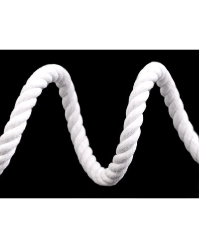 Bavlnená šnúra krútená Ø10 mm tuhá, macrame - 1 m | Mimib