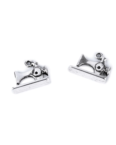 Prívesok šijací stroj 13x16 mm - 4 ks | Mimib