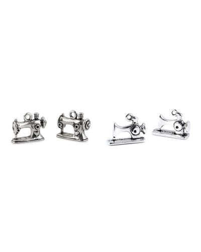 Prívesok šijací stroj 13x16 mm - 4 ks | Mimib