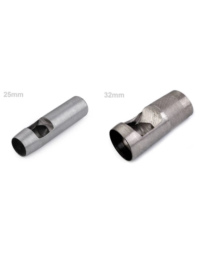 Výsečník / dierovač na látky Ø25 mm, Ø26 mm, Ø28 mm, Ø32 mm - 1 ks | Mimib