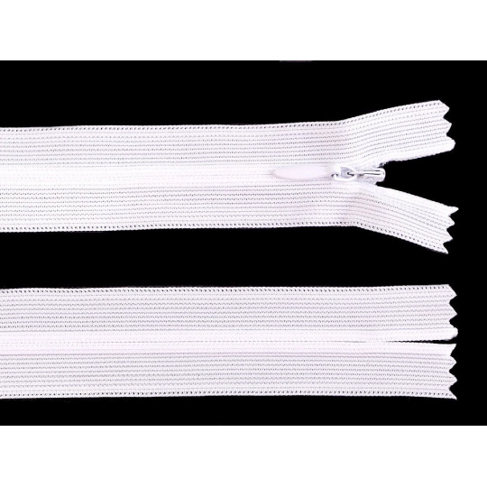 Špirálový zips skrytý No 3 dĺžka 60 cm dederon - 1 ks | Mimib