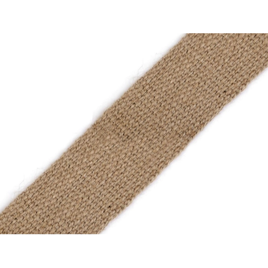 Jutový popruh šírka 40 mm - 1 m | Mimib