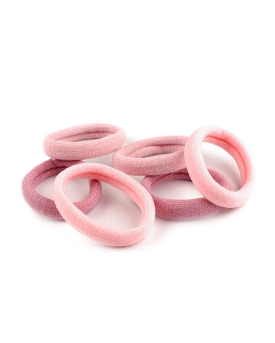 Gumičky do vlasov s lurexom - 1 kar.