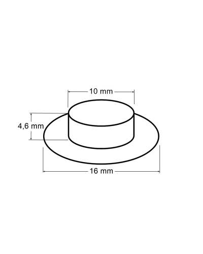 Ringli alátéttel belső Ø10 mm / külső Ø16 mm - 10 pr. | Mimib