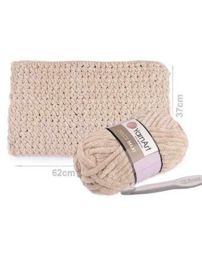 Zsenília kötőfonal Dolce Maxi 200 g - 1 db. | Mimib