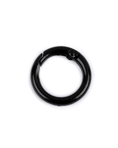 Karabiner gömbölyű táskára való / kulcskarika Ø16 mm - 2 db. | Mimib
