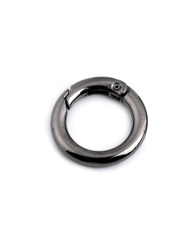 Karabiner gömbölyű táskára való / kulcskarika Ø16 mm - 2 db. | Mimib