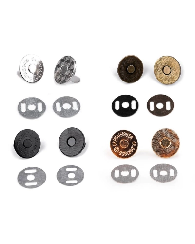 Mágneses vékony kapocs Ø18 mm - 5 szett | Mimib