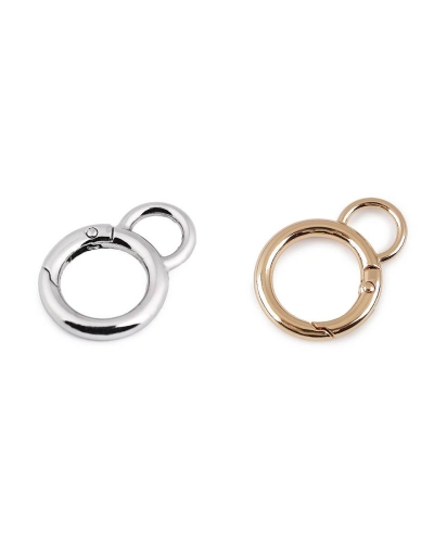 Karabiner gömbölyű táskára való Ø19 mm - 1 db. | Mimib