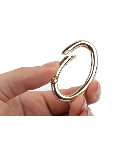 Ovális karabiner táskára / kulcskarika - 1 db. | Mimib