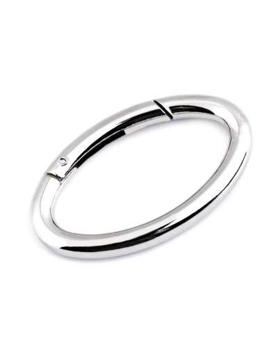 Ovális karabiner táskára / kulcskarika - 1 db. | Mimib