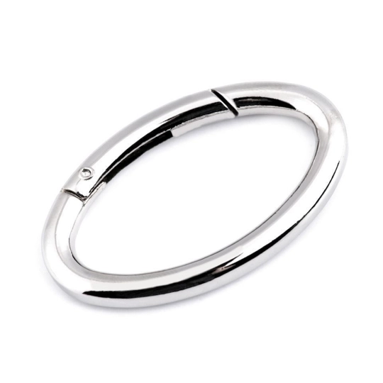 Ovális karabiner táskára / kulcskarika - 1 db. | Mimib