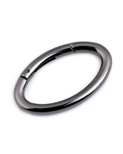 Ovális karabiner táskára / kulcskarika - 1 db. | Mimib