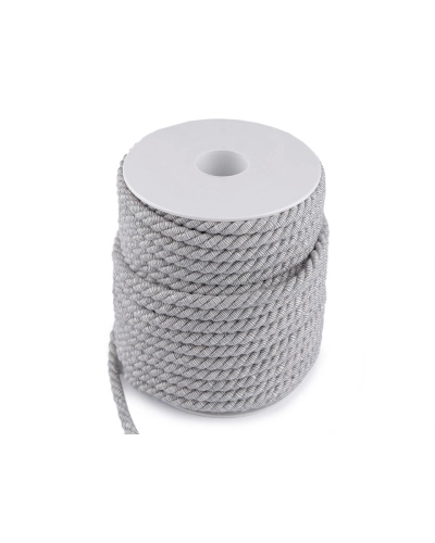 Sodrott zsinór kétszínű Ø6 mm macrame - 25 m | Mimib