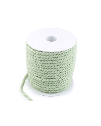 Sodrott zsinór kétszínű Ø6 mm macrame - 25 m | Mimib