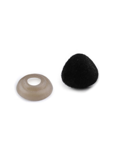 Ňufák zamatový s poistkou 14x15 mm - 5 sada