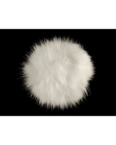 Műszörme pompom pánttal Ø6 cm - 1 db. | Mimib