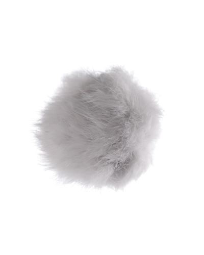 Műszörme pompom pánttal Ø6 cm - 1 db. | Mimib