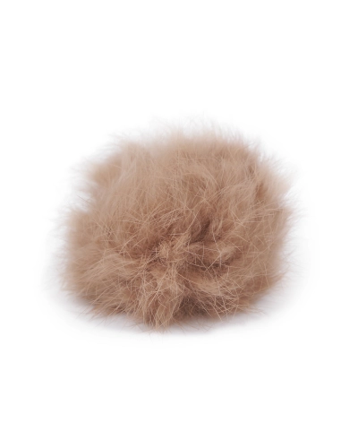 Műszörme pompom pánttal Ø6 cm - 1 db. | Mimib