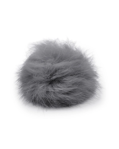 Műszörme pompom pánttal Ø6 cm - 1 db. | Mimib