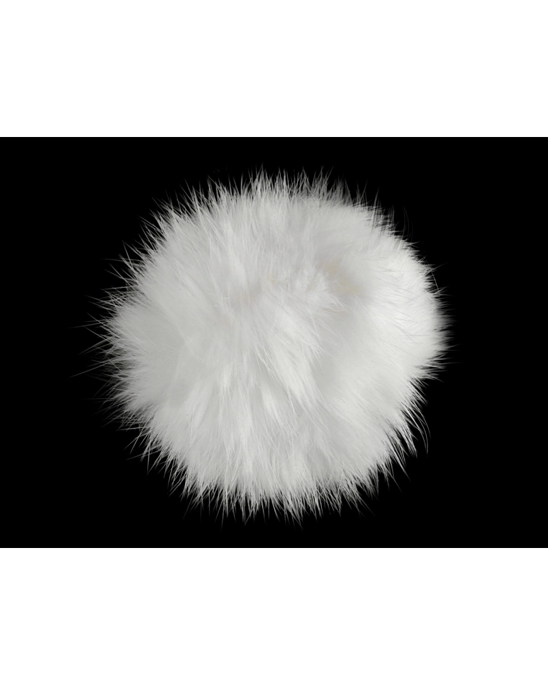 Műszörme pompom pánttal Ø6 cm - 1 db. | Mimib