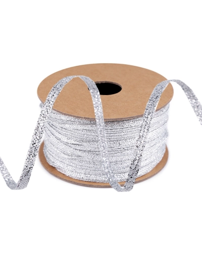 Lurex szalag / brokát szélessége 3 mm alkalmi / karácsonyi - 20 m | Mimib