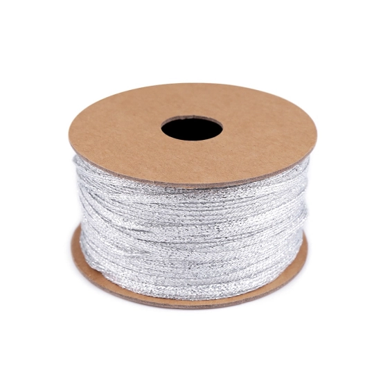 Lurex szalag / brokát szélessége 3 mm alkalmi / karácsonyi - 20 m | Mimib