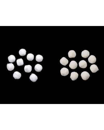 Zsenília golyó Pom pom Deluxe Ø20 mm - 12 db. | Mimib