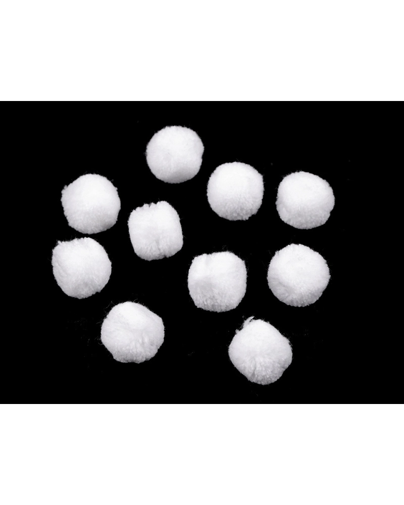 Zsenília golyó Pom pom Deluxe Ø20 mm - 12 db. | Mimib