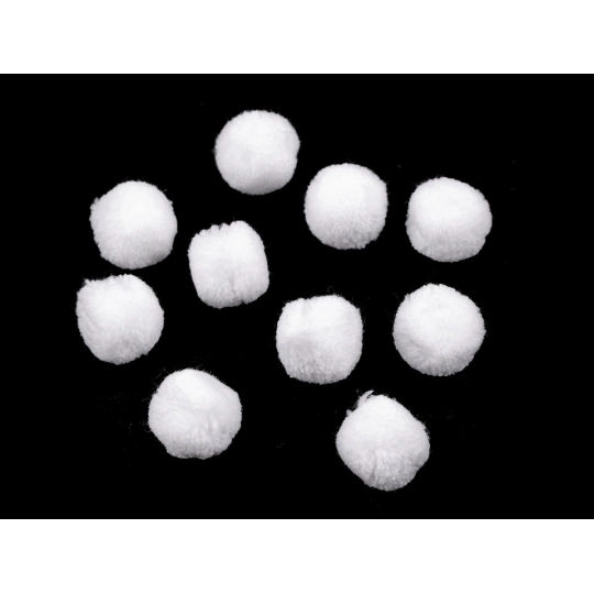 Zsenília golyó Pom pom Deluxe Ø20 mm - 12 db. | Mimib
