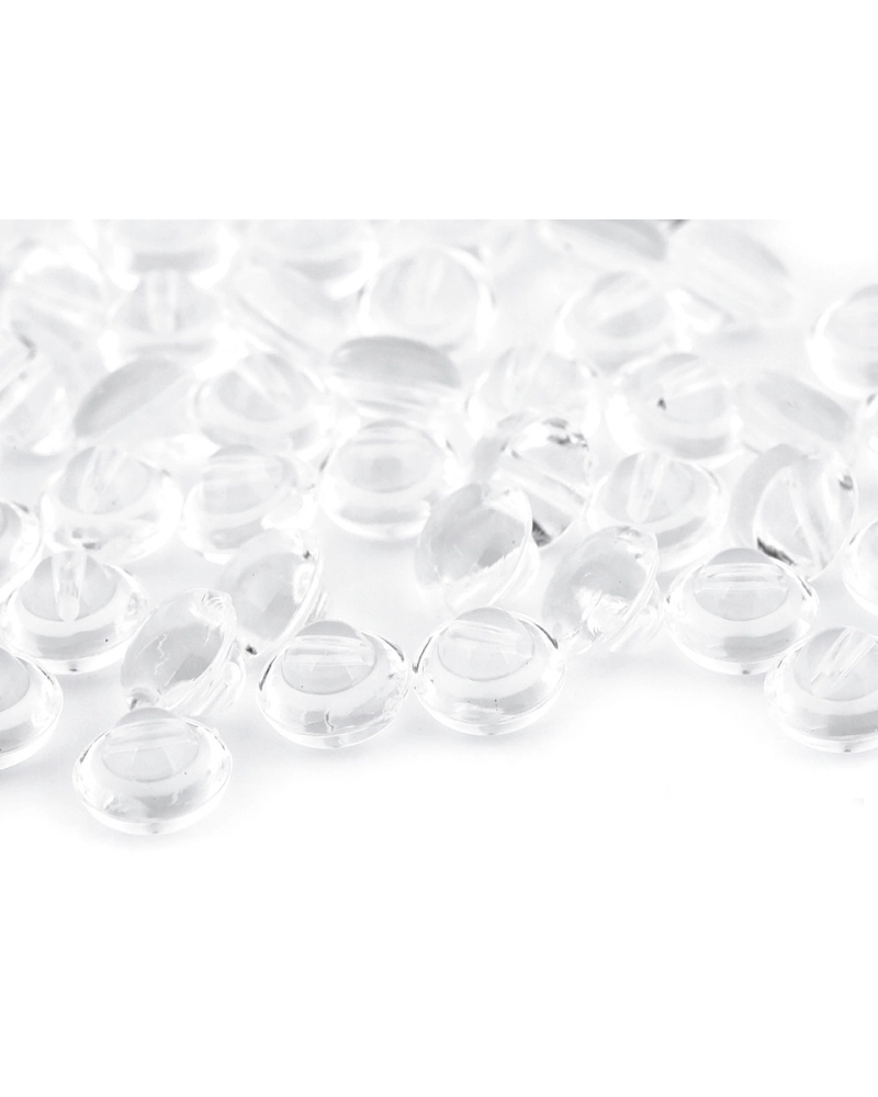 Átlátszó gomb mérete 10 mm pitykegomb - 100 db. | Mimib