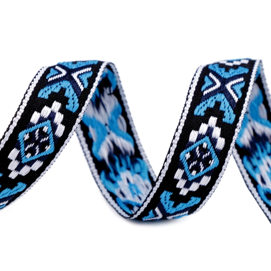 Paszomány / indián motívumos szalag szélessége 20 mm - 1 m | Mimib