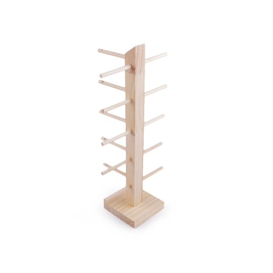 Fa karkötő / szemüveg állvány 37 cm - 1 db. | Mimib