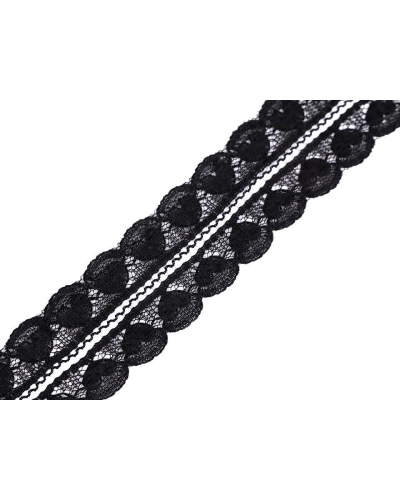 Műszál csipke / betét szív szélessége 30 mm - 18 m | Mimib