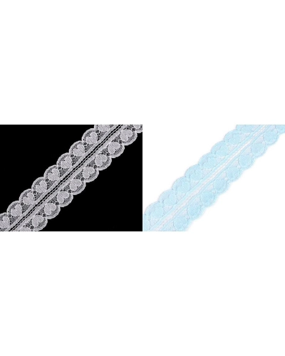 Műszál csipke / betét szív szélessége 30 mm - 18 m | Mimib