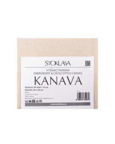 Kanava hímzővászon 20x30 cm 40 szem - 1 db. | Mimib